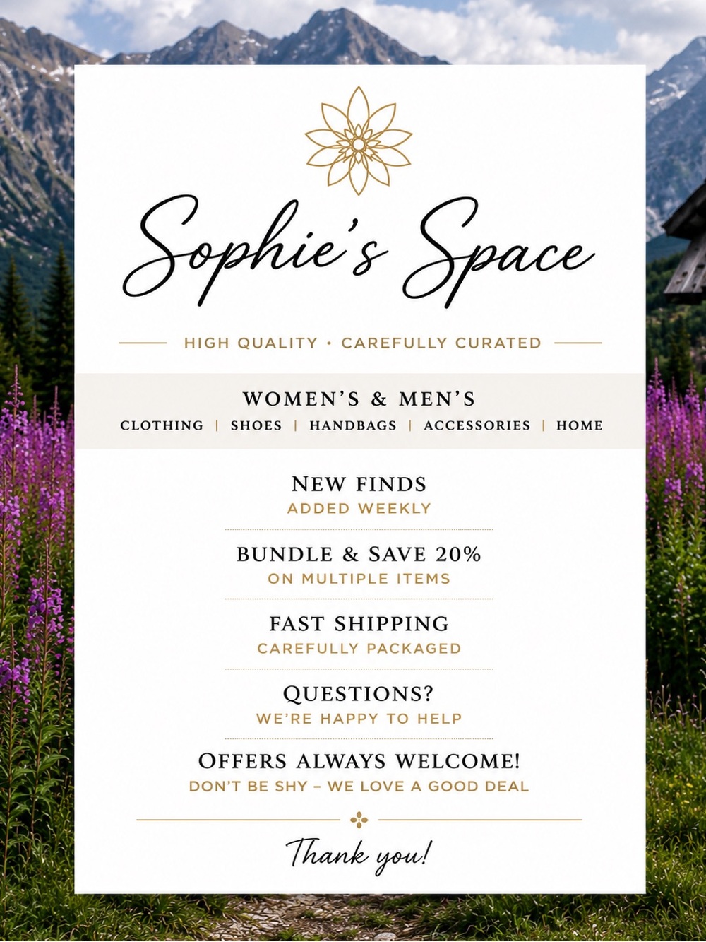 💕We love Offers and Bundles!